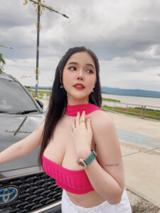 อ้อน aonsui ชุดชมพู